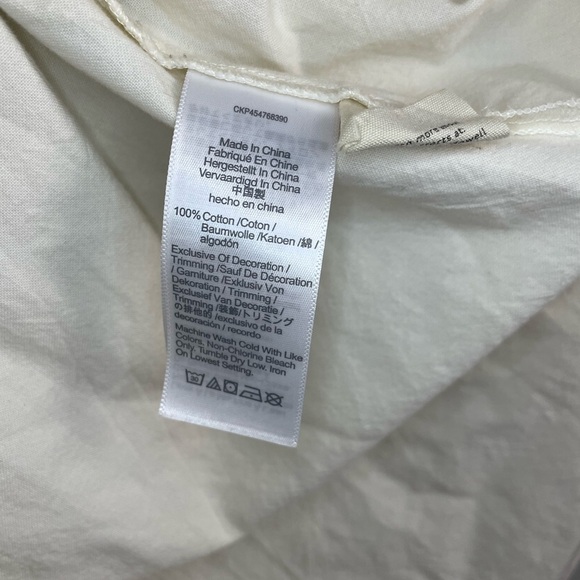 Madewell Embroidered-Sleeve Popover Top - Picture 13 of 13